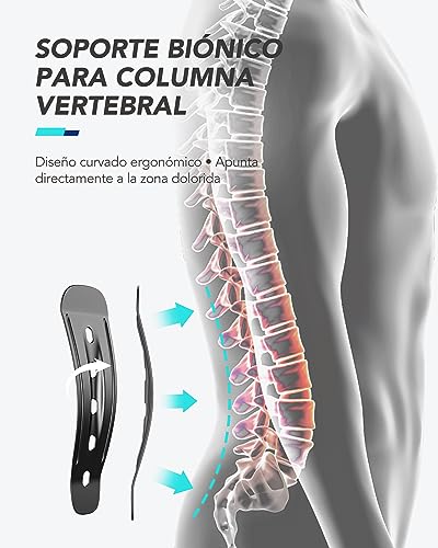  Faja Lumbar con Varillas de Carbono para Alivio de Dolor de Espalda - Ideal para Hombre y Mujer
| Faja Lumbar Ergonómic